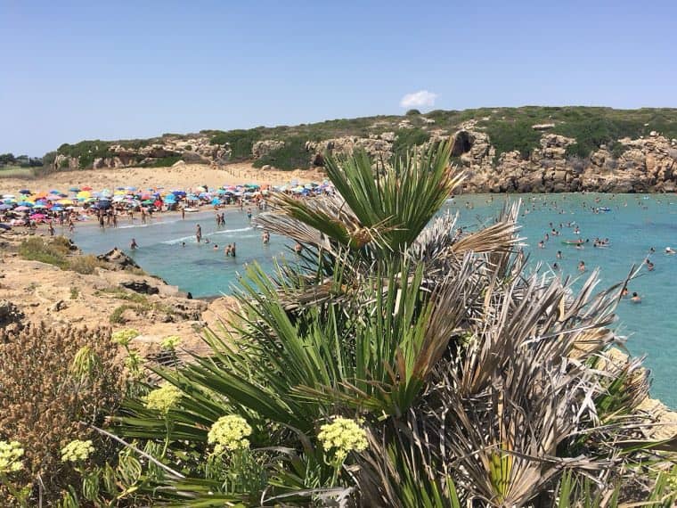 La cala di Calamosche nella riserva di Vendicari