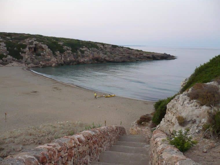 Una cala della riserva di Vendicari